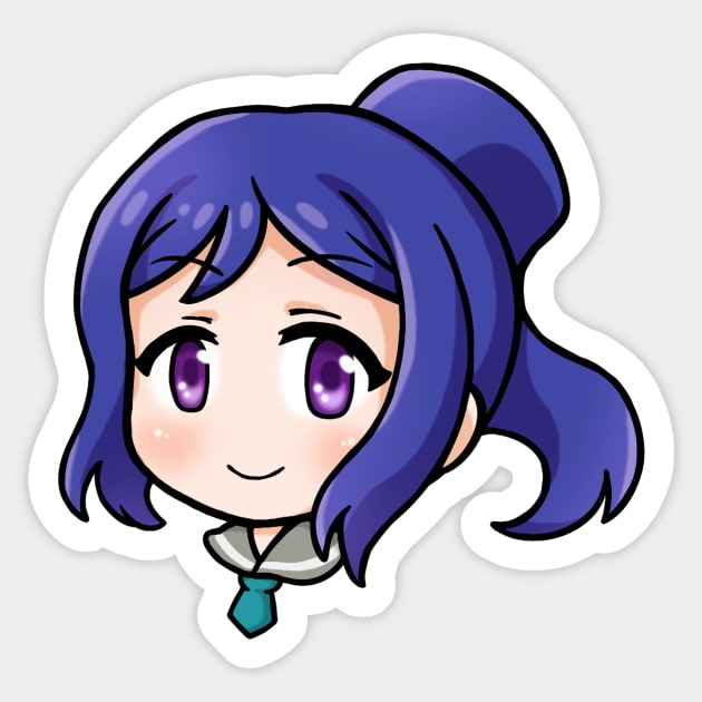 Aqours chibi - Kanan Sticker by koomalaama